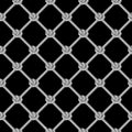 Seamless pattern, background, gray rope woven in the form fishing ne Royalty Free Stock Photo