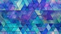 Seamless pattern background with intricate geometric shapes in vibrant jewel tones