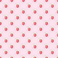 Seamless pattern background with raspberry fruit Royalty Free Stock Photo