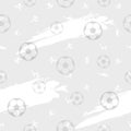 Seamless pattern background for soccer or football sport theme Royalty Free Stock Photo