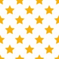 Seamless Pattern Background - Yellow Stars Illustration