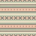 Seamless pattern based on American Indians. Geometric ornament. Background in ethnic style. The texture of fabric paper wrapping