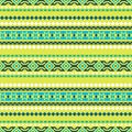 Seamless pattern based on American Indians. Geometric ornament. Background in ethnic style.