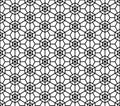 Seamless pattern based on traditional Japanese ornament Kumiko Royalty Free Stock Photo