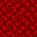 Seamless pattern with Basque cross Lauburu Royalty Free Stock Photo