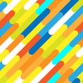 Seamless pattern of beautiful color lines