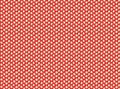 Beige hand drawn dots on red background seamless pattern
