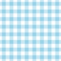 Seamless Pattern Big Check Blue And White