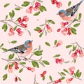 Finch branch pattern