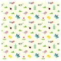 Seamless pattern with birds for childern