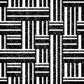 1309 Seamless pattern with black bands, modern stylish image. Royalty Free Stock Photo
