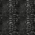 Seamless pattern with black crocodile leather texture. Royalty Free Stock Photo