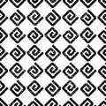 Seamless pattern with black E lettertexture 6 7552, modern stylish image. Royalty Free Stock Photo