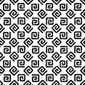 Seamless pattern with black E lettertexture 8 7554, modern stylish image. Royalty Free Stock Photo