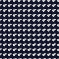 Seamless pattern with black mice(texture1), modern stylish image. Royalty Free Stock Photo