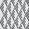3192 Seamless pattern with black and silver gray stripes, modern stylish image. Royalty Free Stock Photo