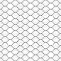 Seamless pattern, black thin wavy lines on white Royalty Free Stock Photo