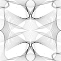 Seamless pattern with black and white abstract lines Royalty Free Stock Photo