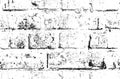 Seamless pattern with black and white brick wall Royalty Free Stock Photo