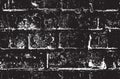 Seamless pattern with black and white brick wall Royalty Free Stock Photo