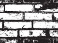 Seamless pattern with black and white brick wall Royalty Free Stock Photo