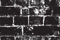 Seamless pattern with black and white brick wall Royalty Free Stock Photo