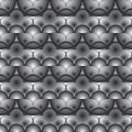 Seamless pattern black and white ceramic tile Royalty Free Stock Photo