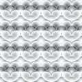 Seamless pattern black and white ceramic tile Royalty Free Stock Photo
