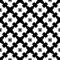 Seamless pattern, black & white gothic texture Royalty Free Stock Photo