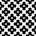 Seamless pattern, black & white gothic texture Royalty Free Stock Photo