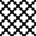 Seamless pattern, black & white gothic texture Royalty Free Stock Photo