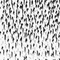 Seamless pattern. Black - white graphic isolated. Abstract monochrome background. Royalty Free Stock Photo