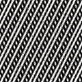 1483 Seamless pattern with black and white intersecting lines, modern stylish image.