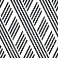 3194 Seamless pattern with black and white segments, modern stylish image. Royalty Free Stock Photo