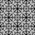 Seamless pattern black and white vector pattern Royalty Free Stock Photo