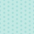 Seamless pattern with blue circles on blue background