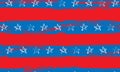 Seamless pattern of blue red white stars and stripes grunge Royalty Free Stock Photo