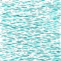 Seamless pattern: blue and turquoise abstract lines on a white background. Blue background.