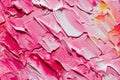 Seamless pattern with bold pink paint brushstrokes. Vibrant repeatable texture. Ideal for textile designs, wallpapers