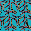 Boomerang Seamless Pattern