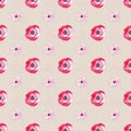 Seamless pattern with briar roses