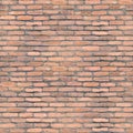 Seamless pattern of brick wall abstract tileable texture