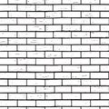 Seamless pattern. Brick wall fragment. Royalty Free Stock Photo