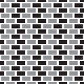 seamless pattern brick wall. Royalty Free Stock Photo