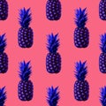 Isolated pineapples Minimal style