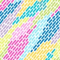 Seamless pattern from bright multi-colored strokes