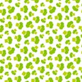 Seamless pattern with broccoli green cabbage, isolated on white background trend of the season. Can be used for Gift wrap fabrics Royalty Free Stock Photo