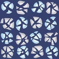 Seamless pattern with broken plates, abstract background.