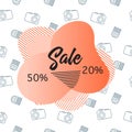 Vector Pattern Sale Purchase Discount Black Friday