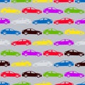 Seamless pattern with cars Royalty Free Stock Photo